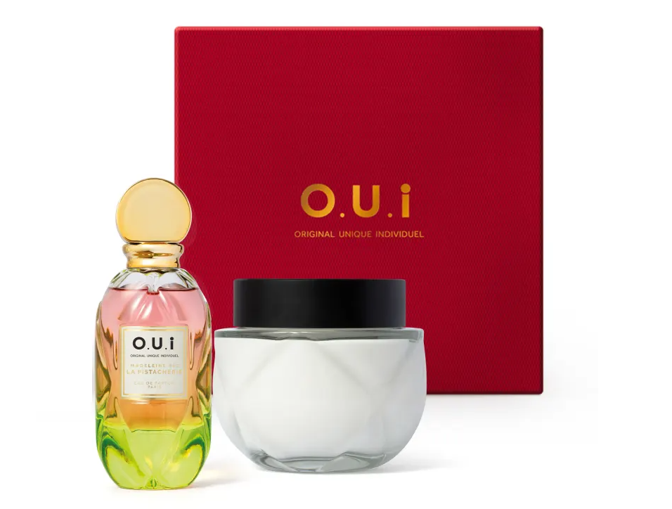Combo Madeleine 862 La Pistacherie: Eau de Parfum 75ml + Creme Riche 200g + Caixa Vermelha M