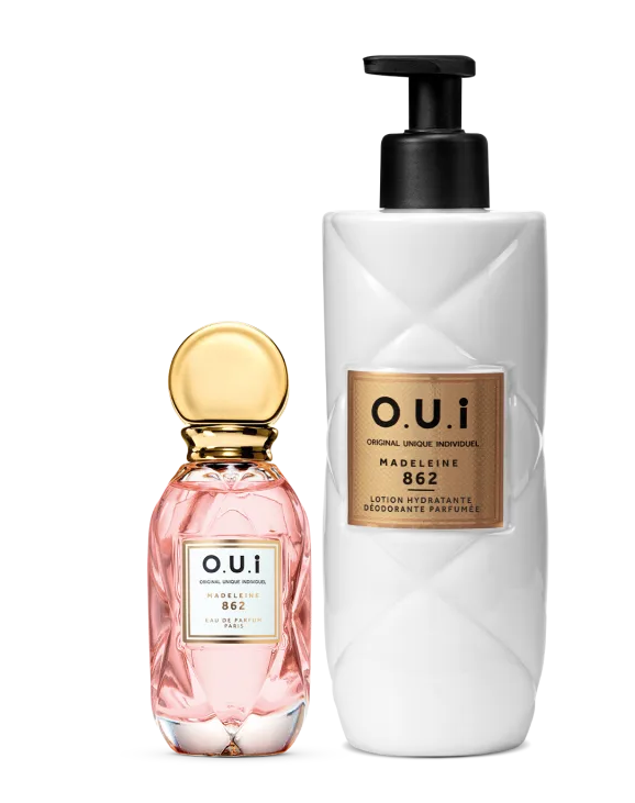 Combo O.U.i Madeleine 862: Eau de Parfum 30ml + Loção Hidratante Desodorante Corporal 400ml