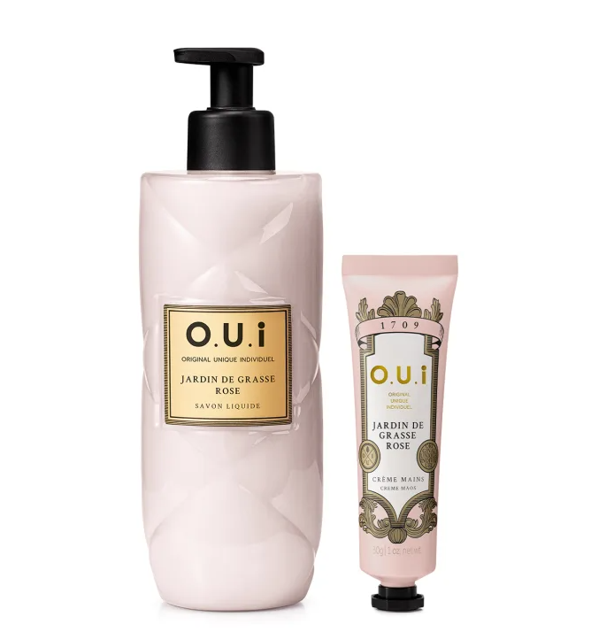 Combo Jardin De Grasse Rose: Sabonete Líquido 400ml + Creme de Mãos 30g