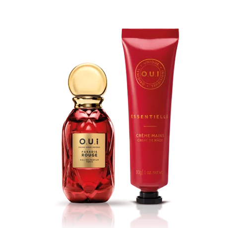 Kit O.U.i Paradis Rouge Feminino - Eau de Parfum 30ml + Hidratante para as Mãos 30g