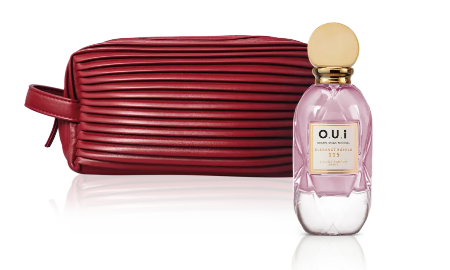 Combo Élégance Royale 115 - Eau de Parfum Feminino 75ml + Nécessaire Vermelho Feminino