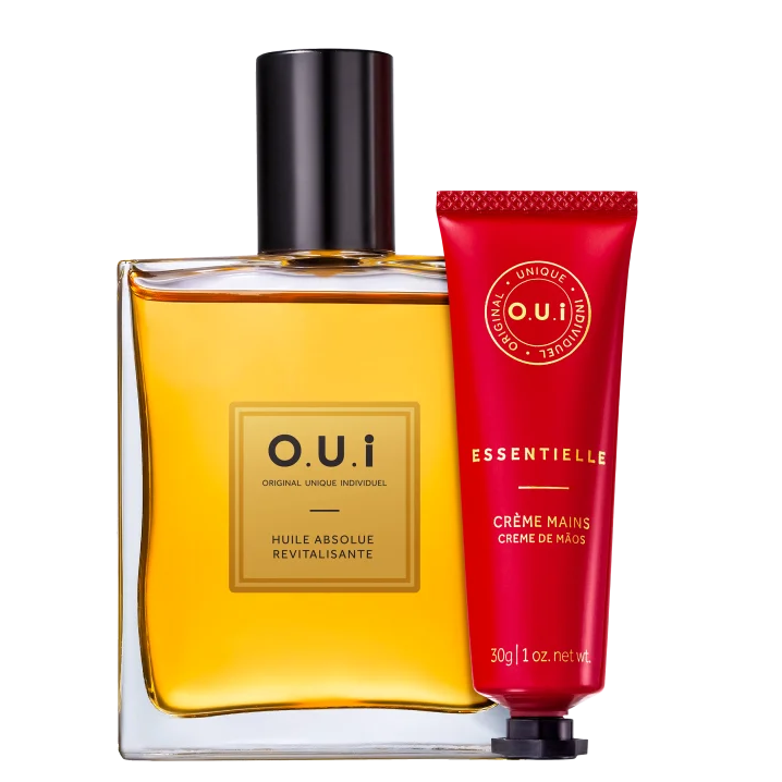 Kit O.U.i Rouge Luxe - Óleo Multifuncional 100ml + Creme Hidratante para as Mãos 30g