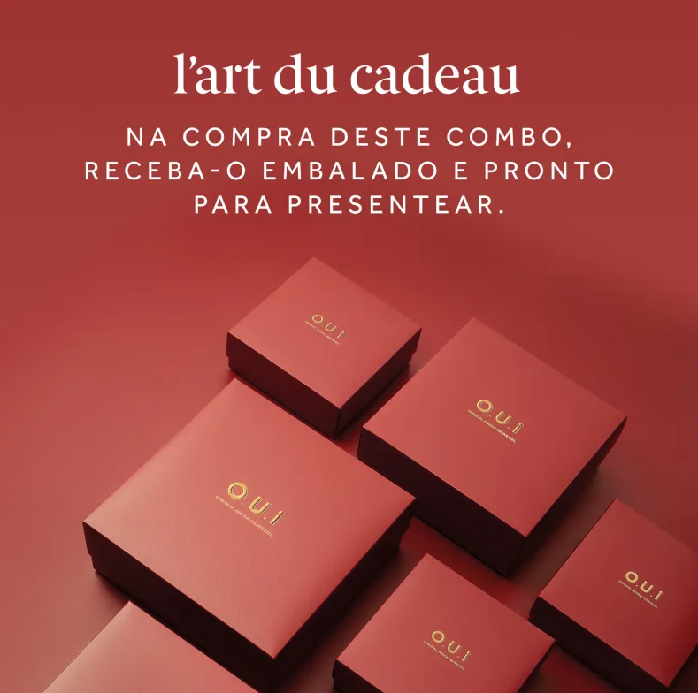 Kit O.U.i Rouge Luxe - Óleo Multifuncional 100ml + Creme Hidratante para as Mãos 30g