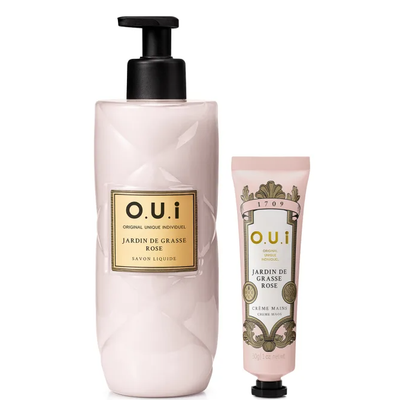 Combo Jardin De Grasse Rose: Sabonete Líquido 400ml + Creme de Mãos 30g