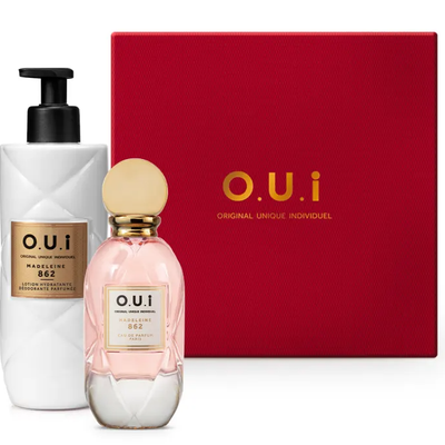 Combo Madeleine 862: Eau de Parfum 75ml + Loção Hidratante 400ml + Caixa M