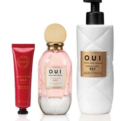 Combo Madeleine 862: Eau De Parfum 75ml + Loção Corporal 400ml + Creme Para Mãos 30g