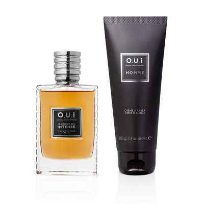 Combo Iconique 001 Intense Eau de Parfum 75 ml + Creme de Barbear Homme 100g