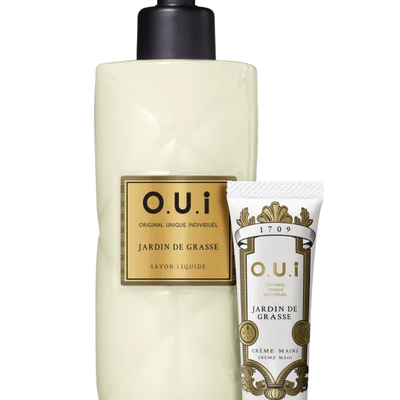 Kit O.U.i Jardin de Grasse - Sabonete Líquido 400ml + Creme Hidratante para as Mãos 30g