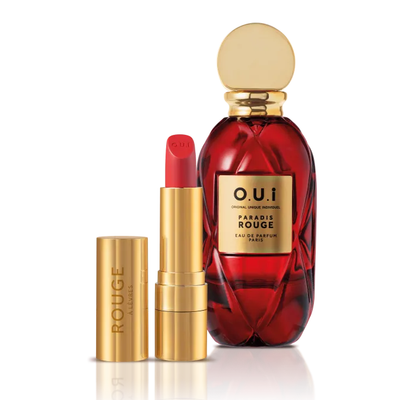 Kit O.U.i Paradis Rouge & Rouge Luxe - Eau de Parfum 75ml + Batom 3,5g