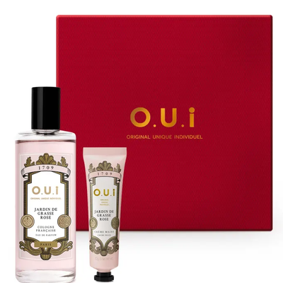 Combo Jardin de Grasse Rose: Eau de Parfum 100ml + Creme de Mãos 30g + Caixa Presenteável M