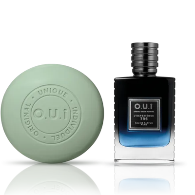 Kit O.U.i L'Expérience 706 Masculino - Eau de Parfum 30ml + Sabonete de Barbear 90g