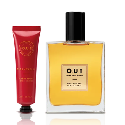 Kit O.U.i Rouge Luxe - Óleo Multifuncional 100ml + Creme Hidratante para as Mãos 30g